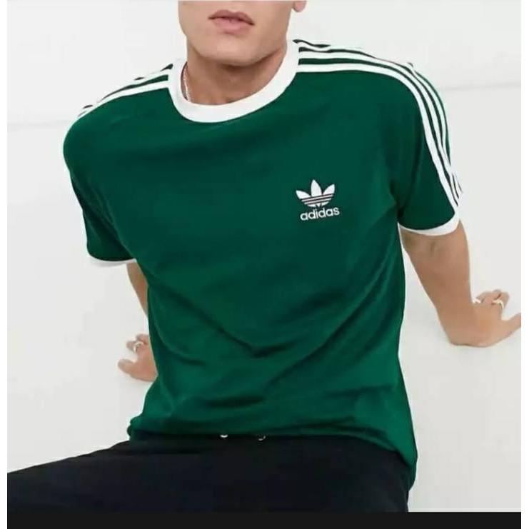 kaos addidas pria wanita hijau botol//kaos outdor pria wanita//kaos sport//kaos trendy