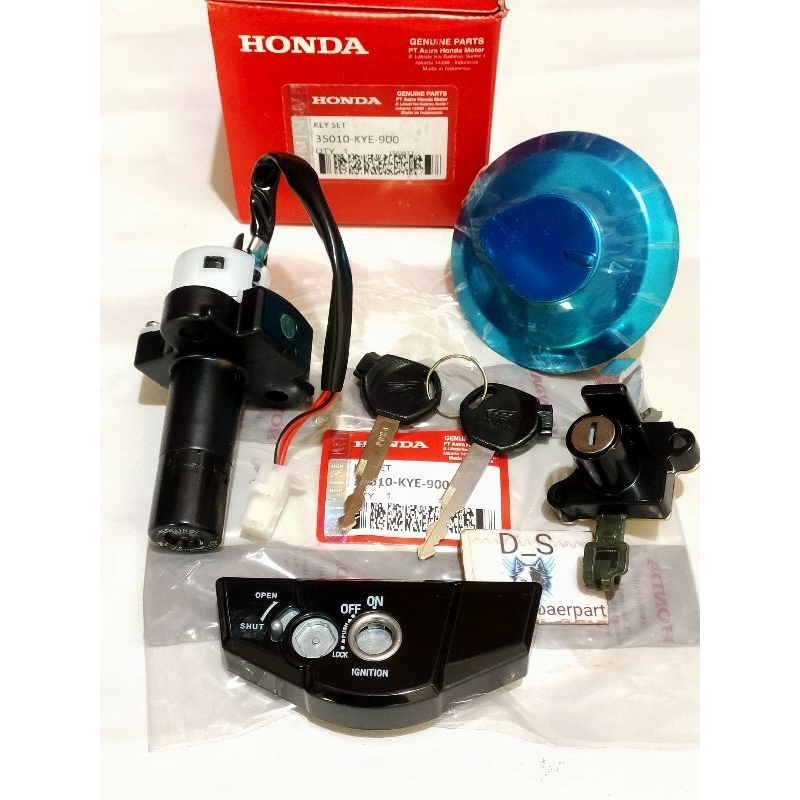 kunci kontak set Megapro new monoshock.kye