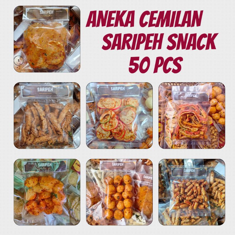

PAKET USAHA 50 BUNGKUS BASRENG KERUPUK SEBLAK KERING RAFAEL KERIPIK KACA CIMOL KERING KERUPUK SEBLAK KERING KOIN MAKARONI BETON CIMOL KERING COMRING PEDAS DAUN JERUK saripeh snack kriuk makanan viral