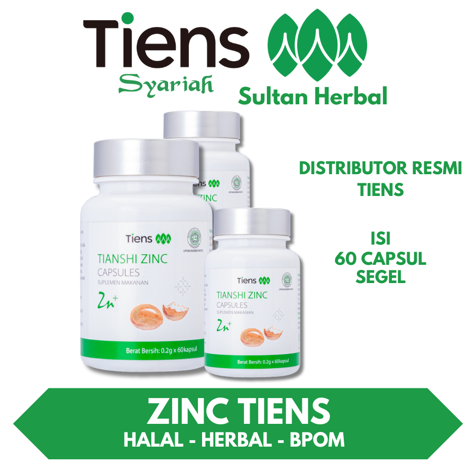 Tiens Zinc Capsule Suplemen Pertumbuhan Anak vitamin anak