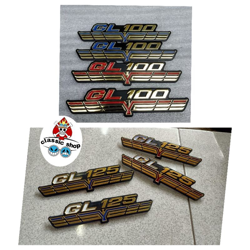 logo bok aki honda gl125 emblem tepong honda gl100 125 emblem honda gl100 125 garuda emblem kmhgl