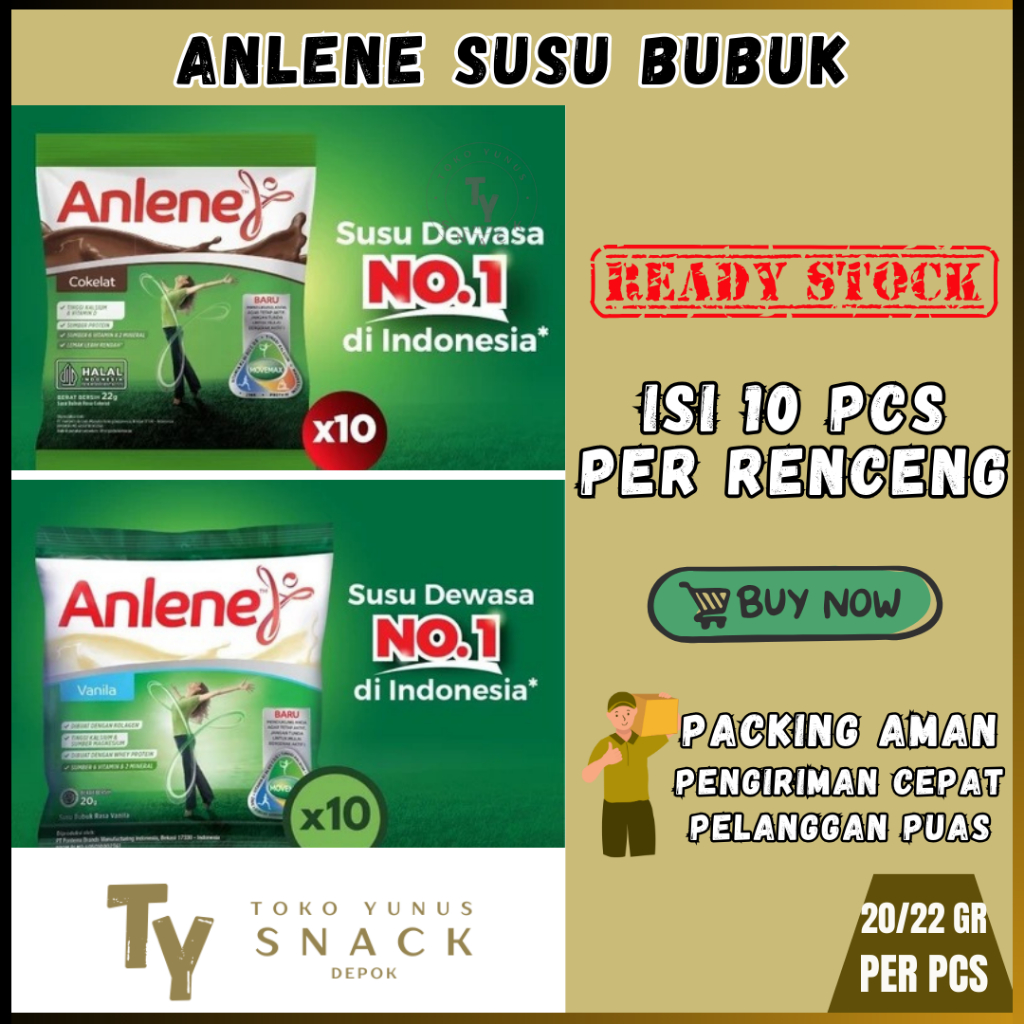 

ANLENE SUSU BUBUK COKLAT VANILLA