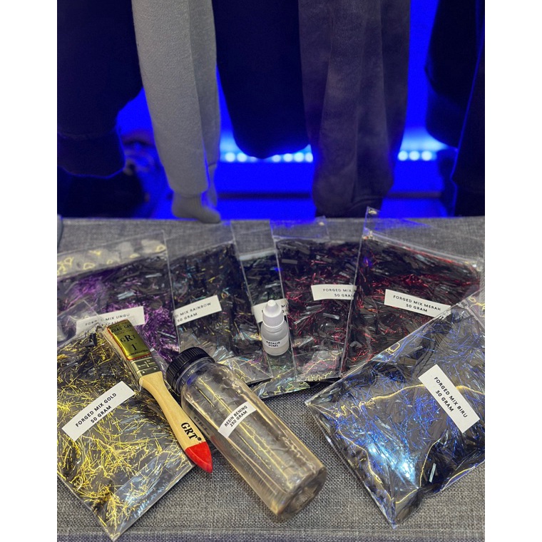 Menarik PAKET TERMURAH 5GRAM CARBON FORGED MIX WARNA  RESIN BENING