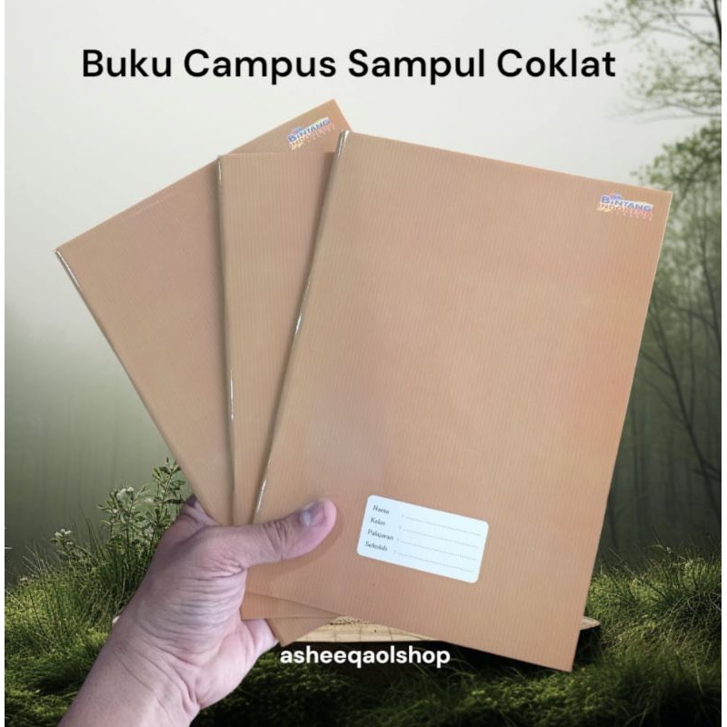 

Buku Tulis Campus Sampul Coklat (Satuan Per Buku) isi 50 Lembar
