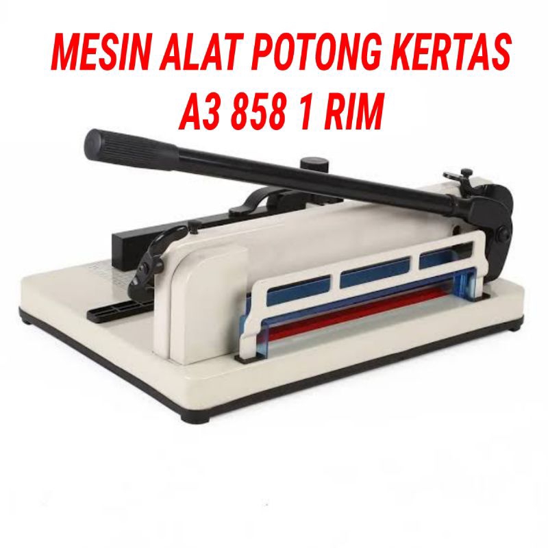 

MESIN ALAT POTONG KERTAS A3 1 RIM 858 PUTIH