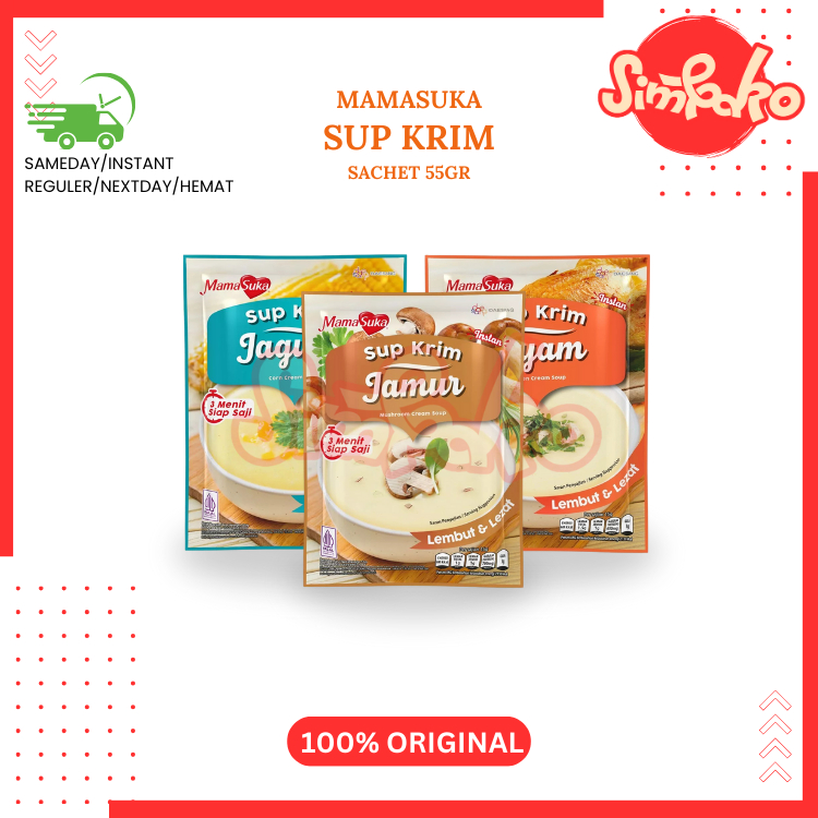 

SIMBAKO - MamaSuka Sup Krim Instan 55GR Instant Cream Soup All Varian