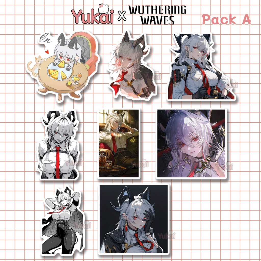

Stiker Zani Wuthering Waves Premium - Sticker Pack Anime Waterproof