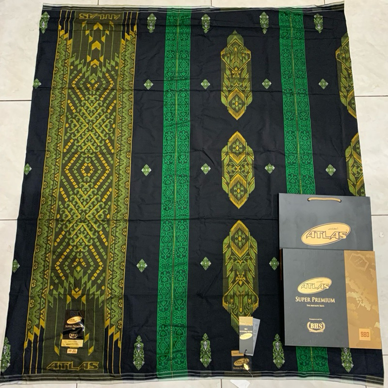 Sarung Atlas Super Premium Jacquard 980 Gold