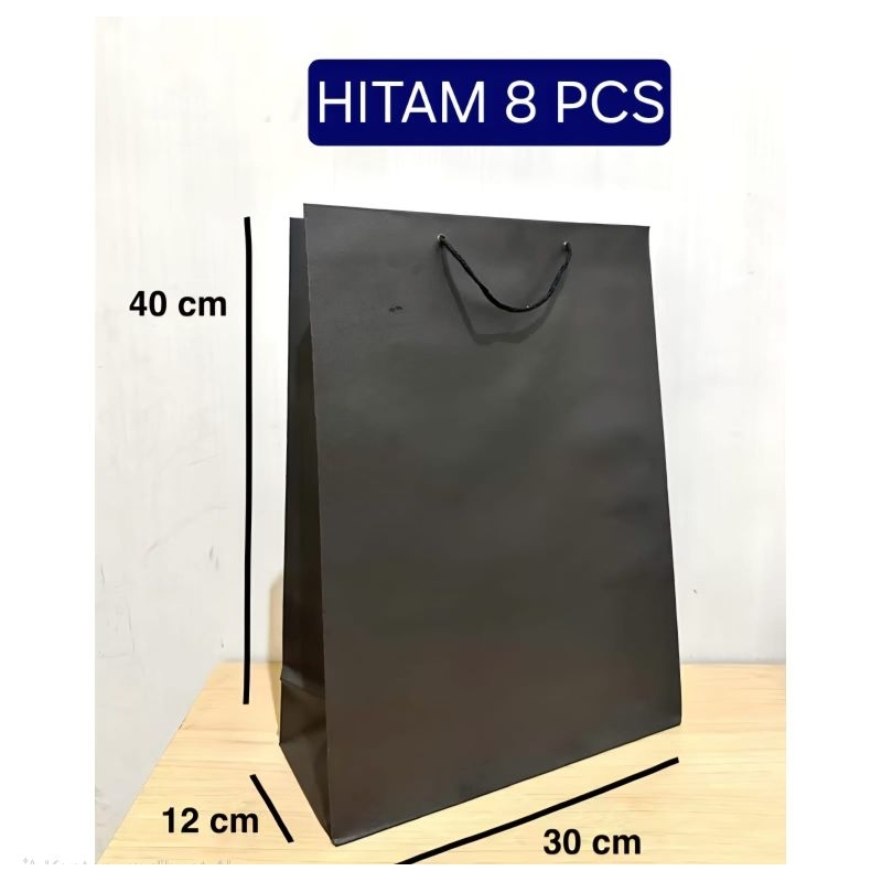 

8 pcs paperbag jumbo uk P.30cm x L.12cm x T.40cm