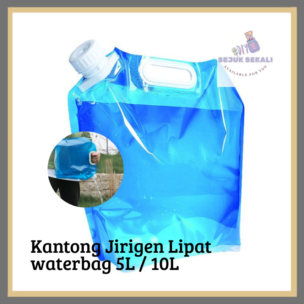 Kantong Jirigen Lipat waterbag 5L / 10L