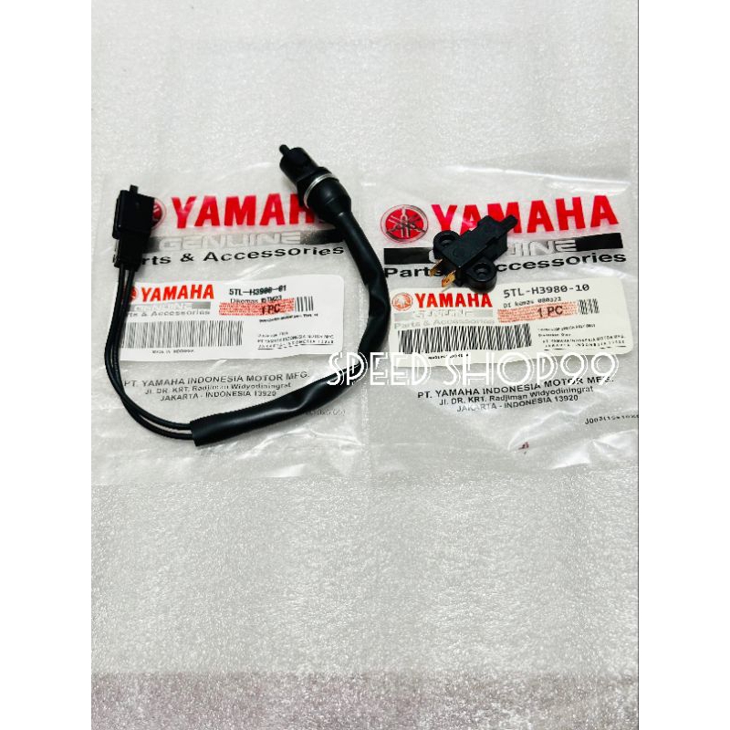 Switch rem depan kabel 5TL-H3980+Switch rem belakang stop 5TL -H3980 Yamaha Xeon karbu, original