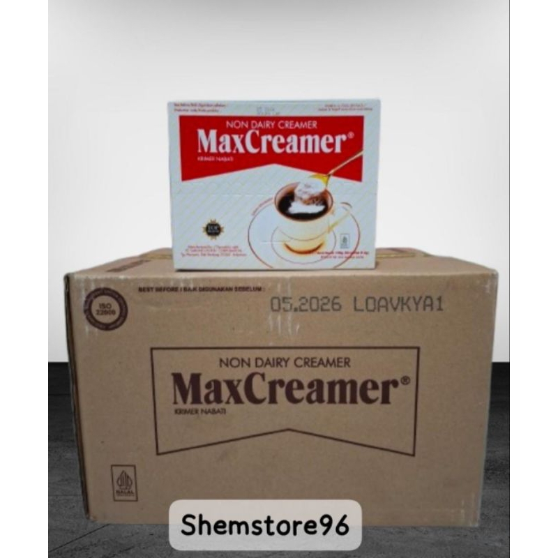

Max Creamer sachet 1 dus isi 12 box