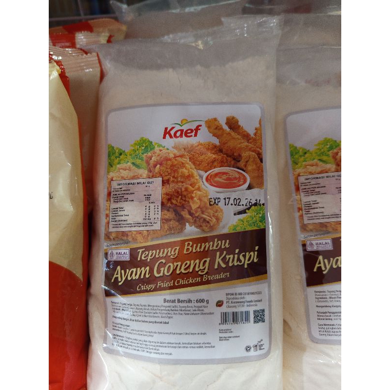 

KAEF Tepung Bumbu Ayam Crispy 600g