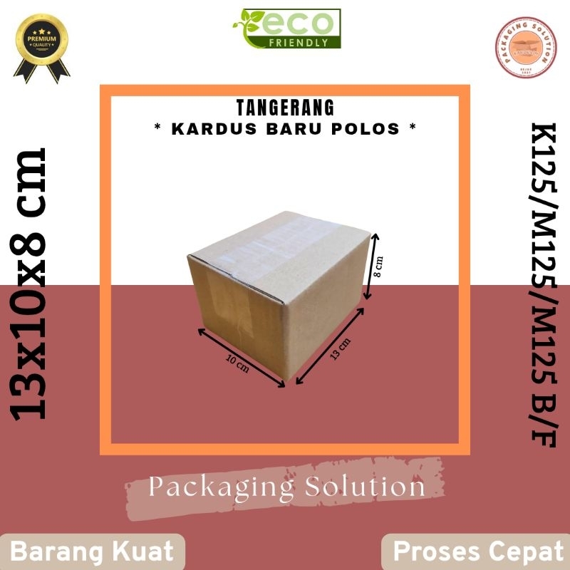 

Kardus 13x10x8 cm Baru Polos Kuat Box Dus Coklat Packing Murah