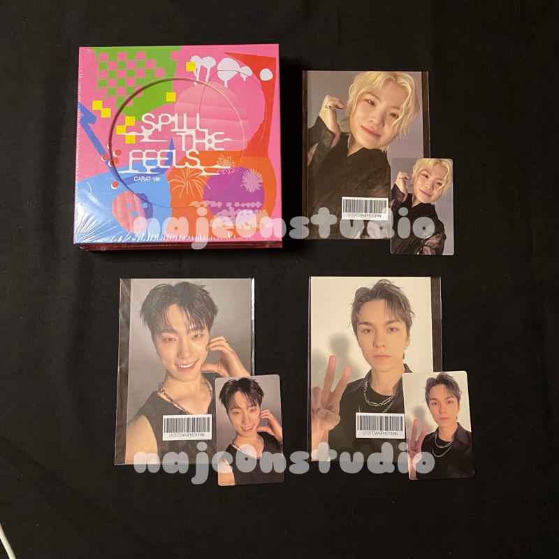 [READY SIAP KIRIM] SPILL THE FEELS CARVER CARAT VER SEALED POB WEVERSE DK DINO WOOZI JOSHUA