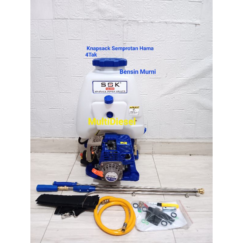 Mesin Semprotan Hama Knapsack Power Sprayer 4Tak 20Liter