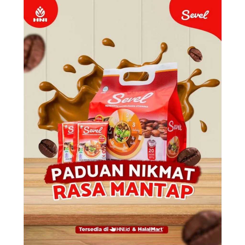 

Kopi 7 Elemen (Kopi Sevel) | Minuman Kopi Serbuk Dengan Pemanis Alami Banyak Manfaat