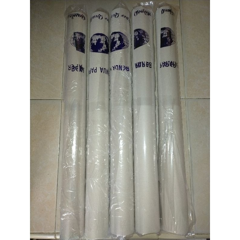

KERTAS FLIP CHART UKURAN 65 X 100 CM BAHAN BURAM / KORAN KETEBALAN 55 GRAM BENUA (GULUNG ISI 20 LEMBAR ) PROMO MURAH