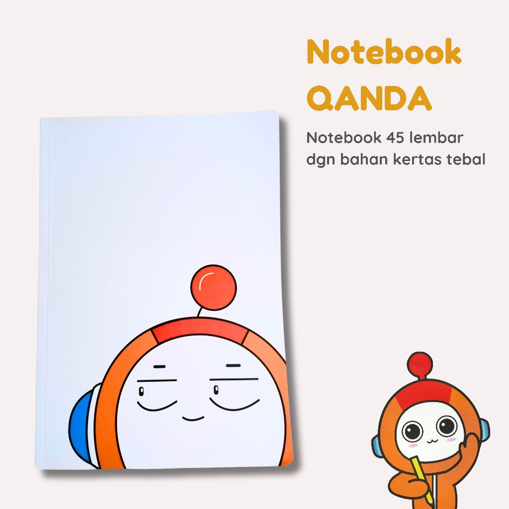 

Qanda Notebook Buku Catatan Buku Tulis Polos Tanpa Garis