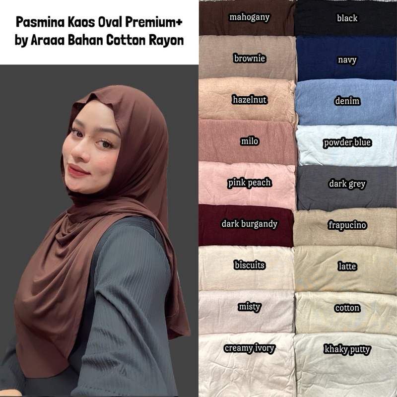 Pasmina Kaos Oval by Araaa