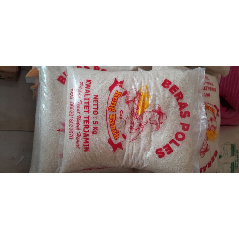 

Beras Poles RENG TANIH kemasan 5kg