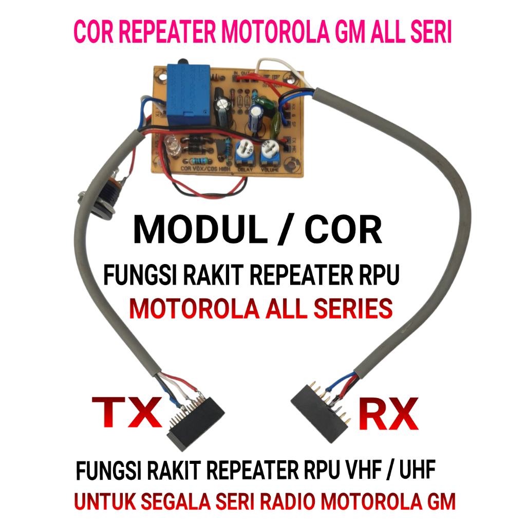 Repeater Interface Delay, Modul COR untuk Repeater, Untuk RIG Repeater