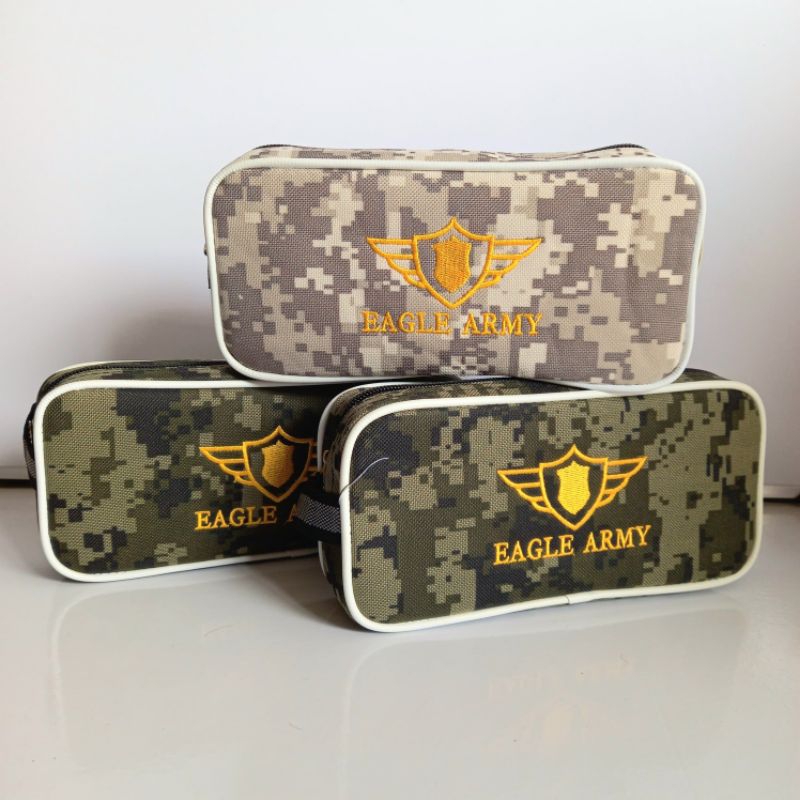 

Tempat Pensil Kain Resleting Pencil Case Eagle Army New 02 ( Pcs ) [ Original ]