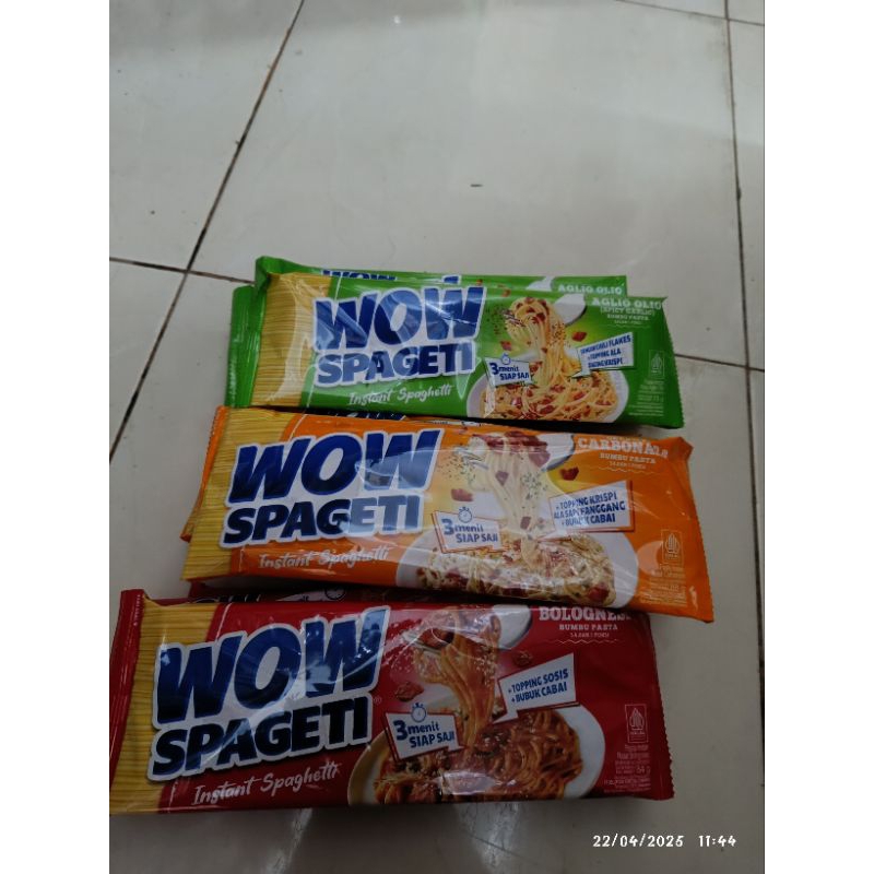 

Wow Spaghetti Instan 88 gr