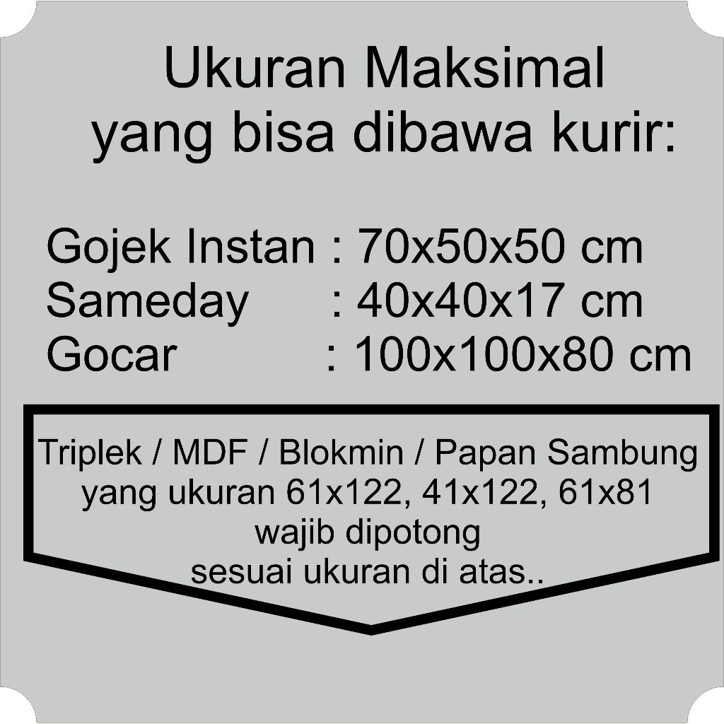 MDF / Triplek 9mm custom