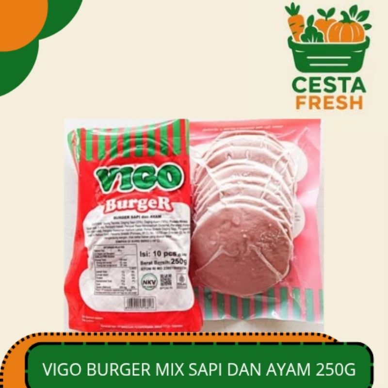 

VIGI BURGER MIX AYAM DAN SAPI 250 g