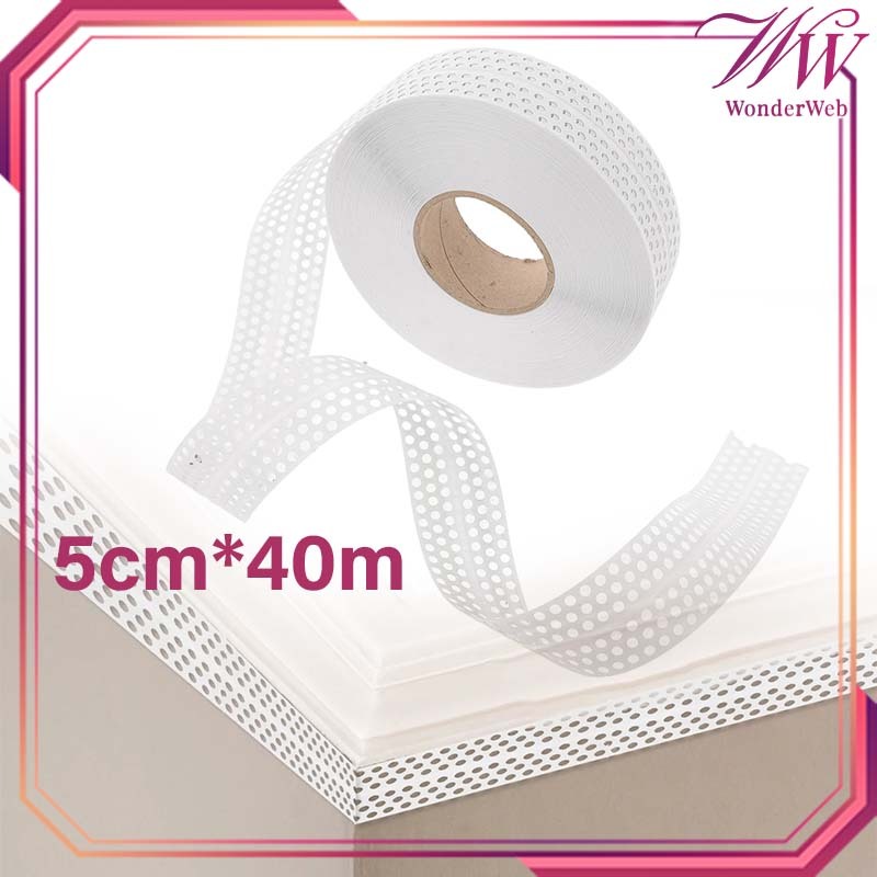 PVC Corner Bead Gypsum 40mx5cm Corner Bead Sudut Tembok Corner Bead PVC Corner Beads Sudutan Tembok