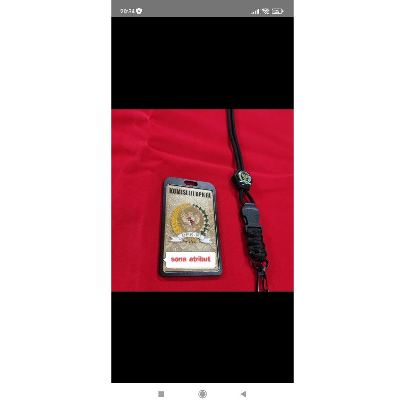 

lencana id card DPR RI