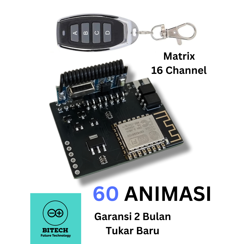 Controller LED Matrix Biled - Kontroller LED Matrix Mini Laser D2