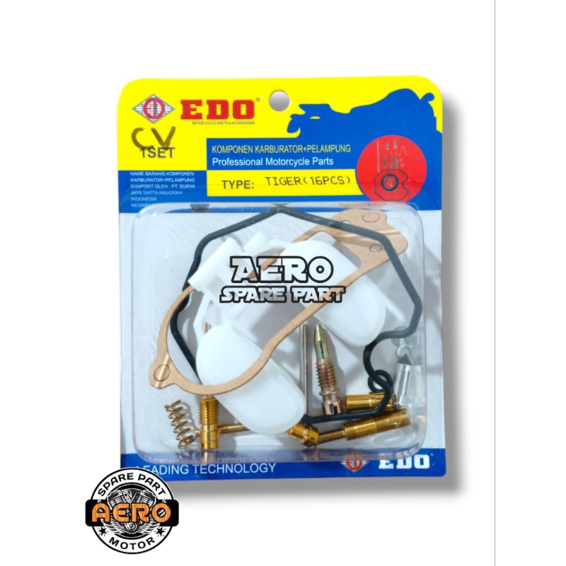 ( READY ) REPAIR KIT REPARKIT+PELAMPUNG KARBU SET HONDA TIGER / TIGER REVO (ISI 16 PCS) REPAIR KIT K
