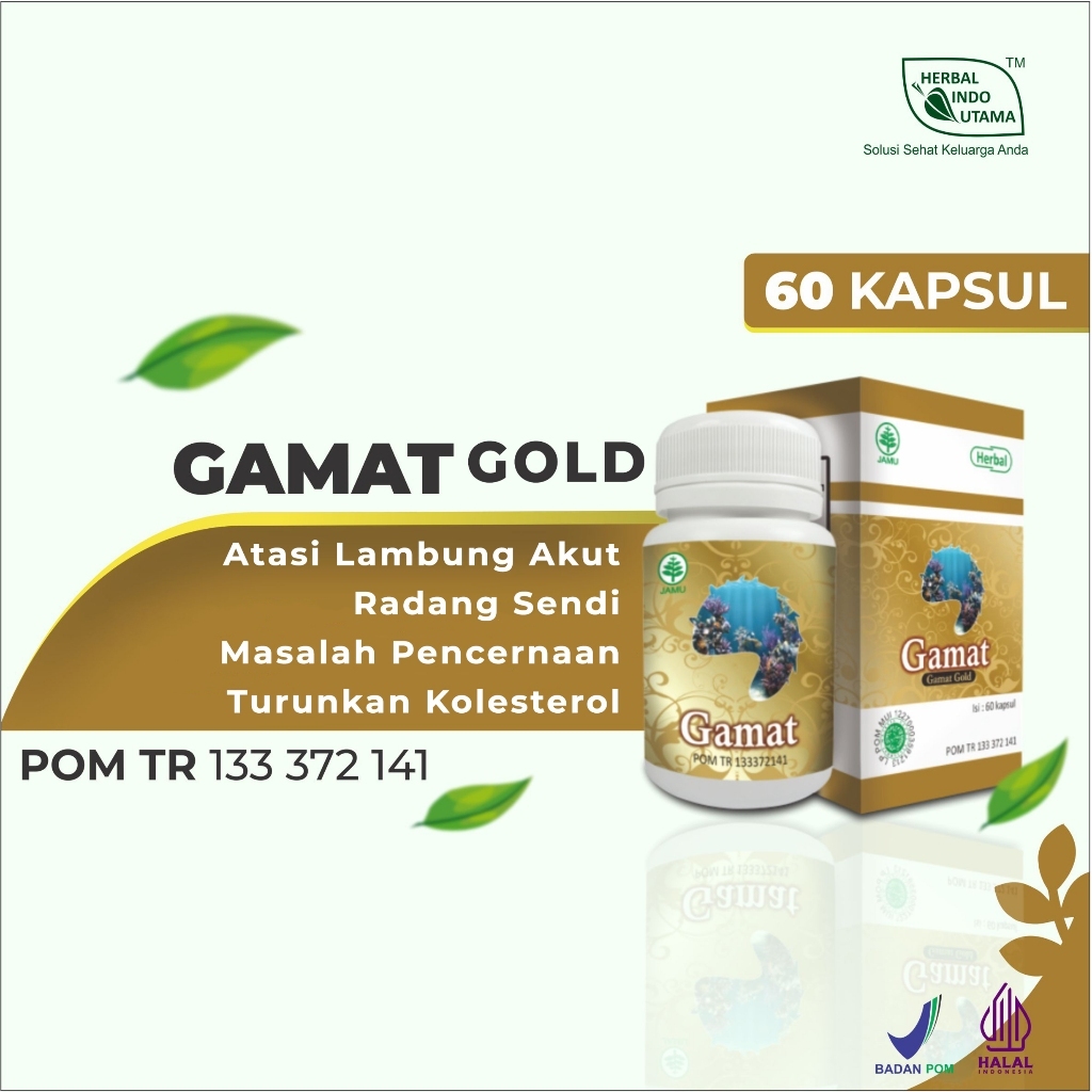 Kapsul Gamat Emas Hiu Teripang Emas 60 kapsul