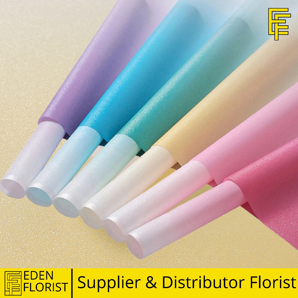 EdenFlorist Kertas Buket Cellophane Gradient Flower Wrapping Paper Florist COD KB6114