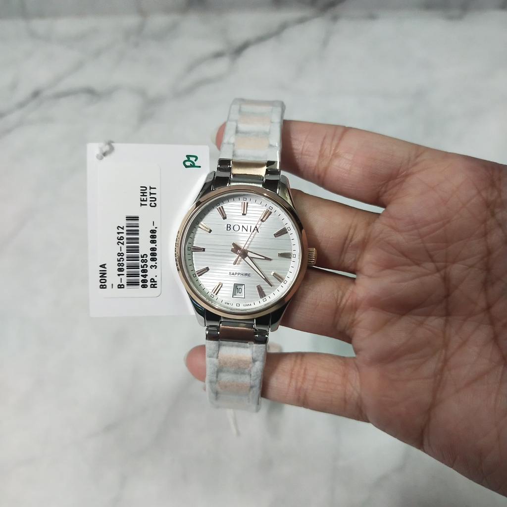 Bonia B-10858 Jam Tangan Original Couple
