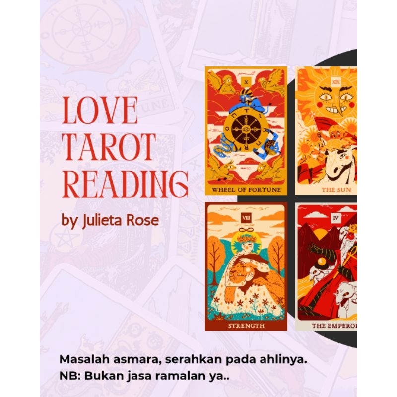 TAROT READING, BACA TAROT PERCINTAAN 1 KARTU