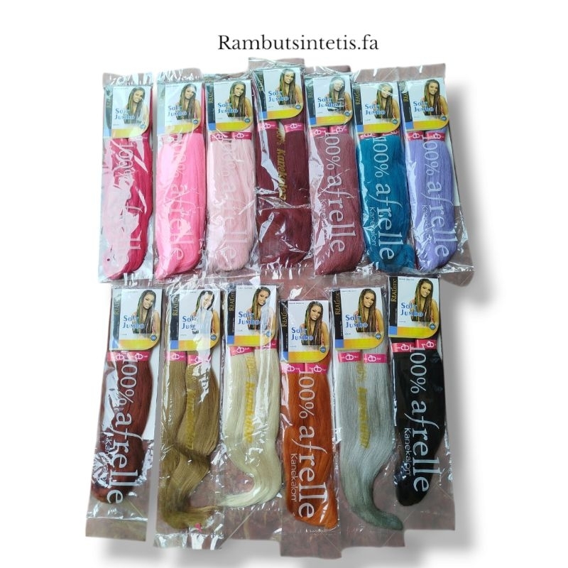 hair extension box braids/ rambut sintetis