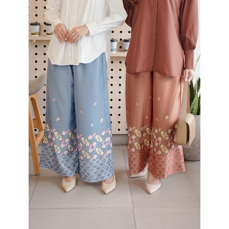 Ederra Setaman Pants / Celana Panjang / Celana Motif