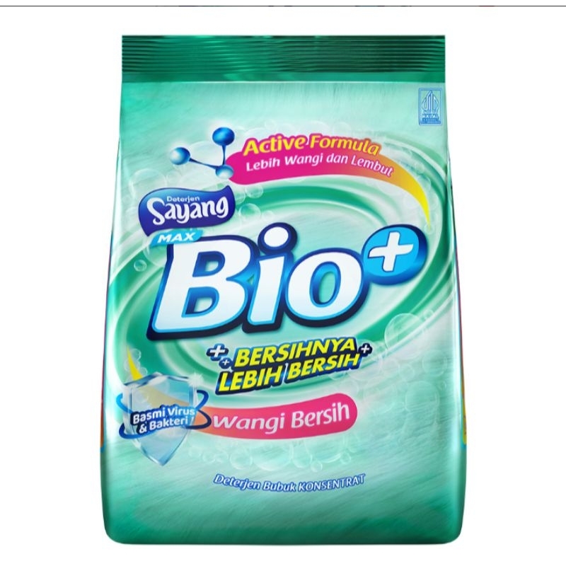 Sayang Max bio+ detergen bubuk wangi bersih 750 gram