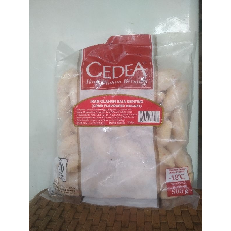 

nugget crab, (ikan olahan rasa kepiting) dari cedea