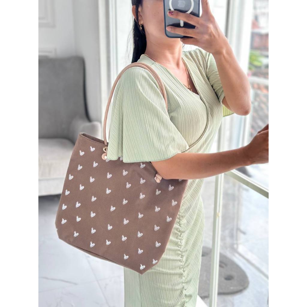 Totebag Kanvas Wanita, Totebag wanita kekinian, Totebag kanvas lucu, sumbu bag