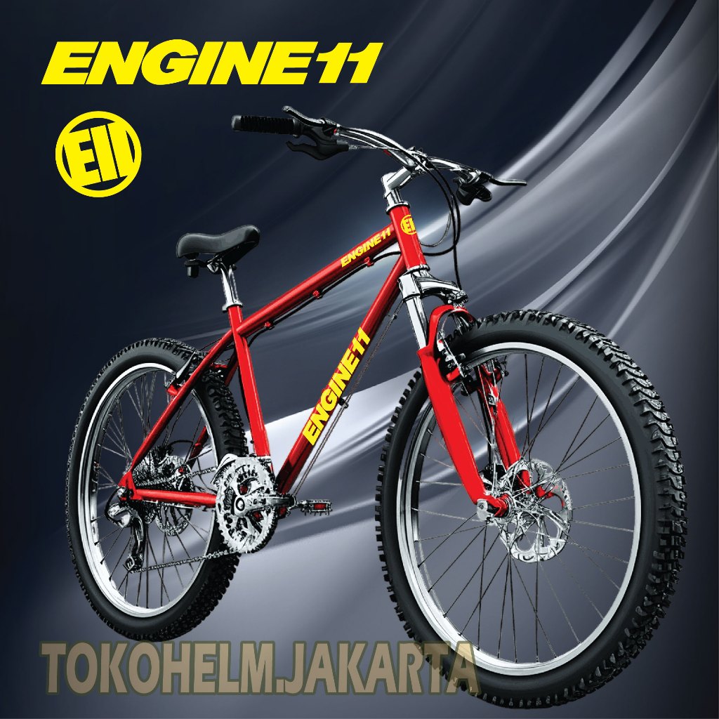 Sticker  1 set ENGINE 11 / Cutting sticker sepeda