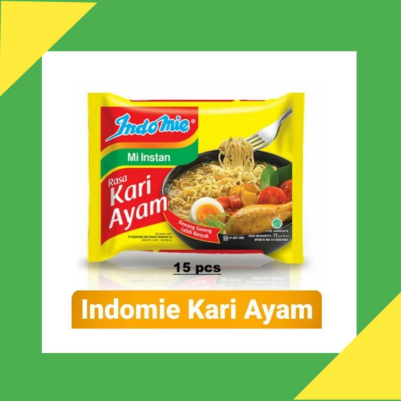 

15 Pcs Indomie Kuah Kari Ayam
