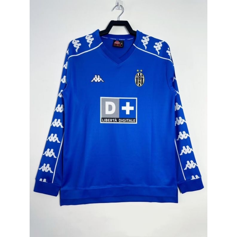 [LS LONGSLEEVE] RETRO JERSEY BOLA JUVENTUS AWAY 1999 2000 99/00 VINTAGE KLASIK GRADE ORI IMPORT