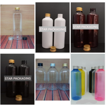 Botol 250ml Botol 250ml Tutup Ulir Alumunium Gold Botol 250ml