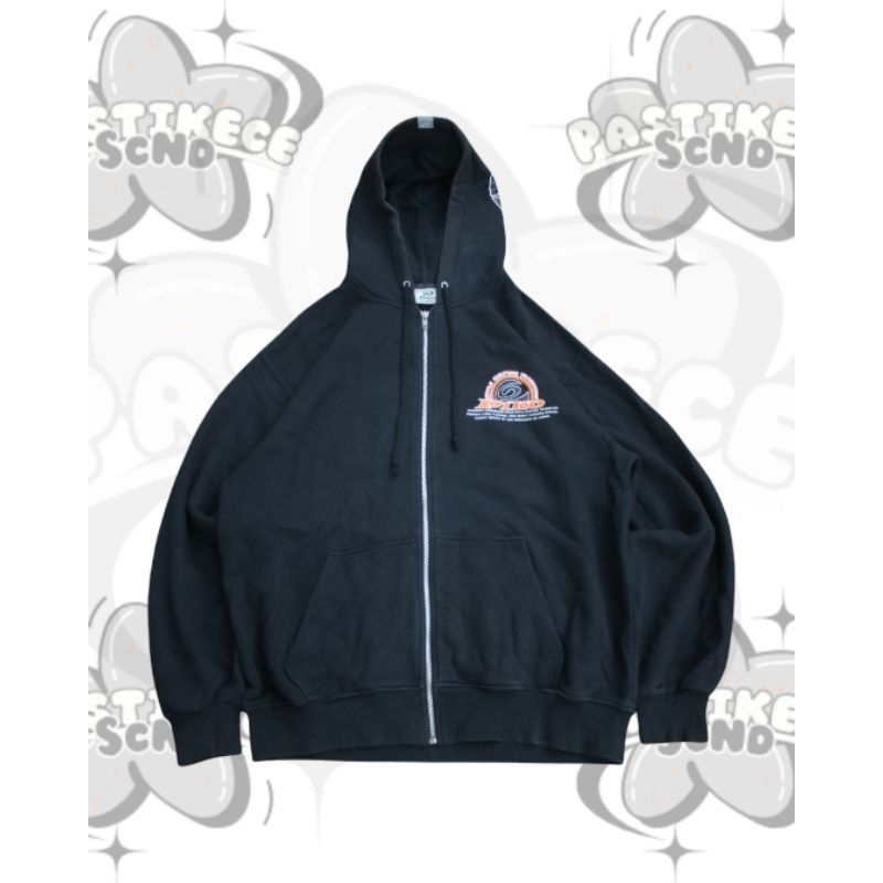 PIKO HOODIE ZIPPER BOXY Y2K