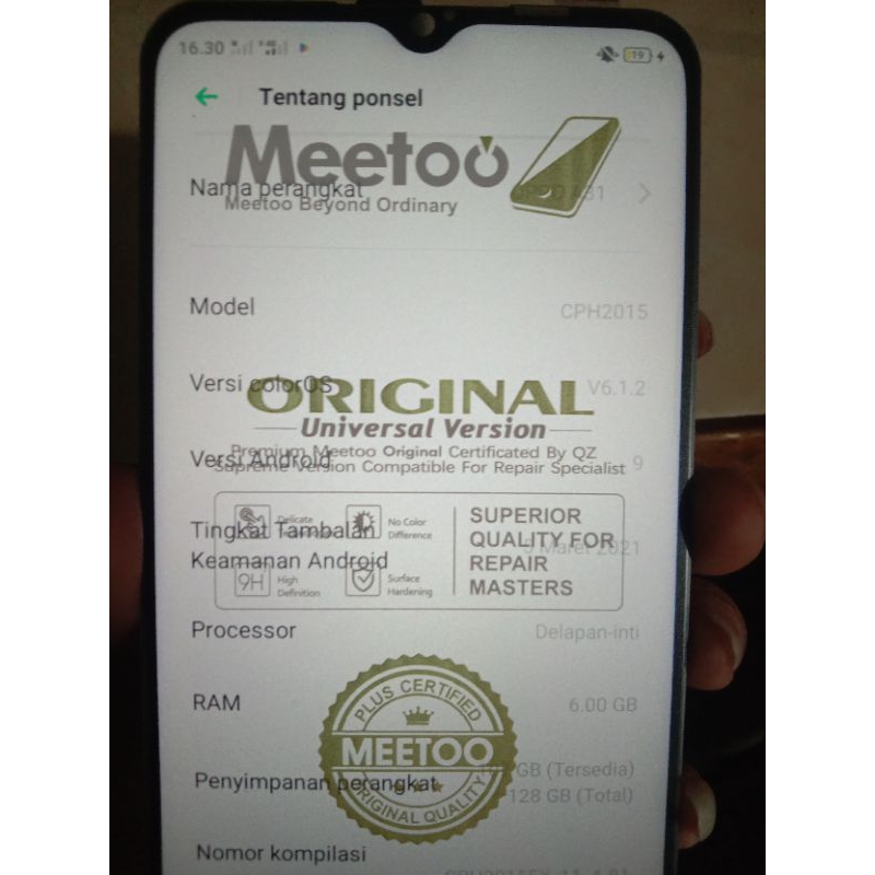 Mesin Oppo A31 normal