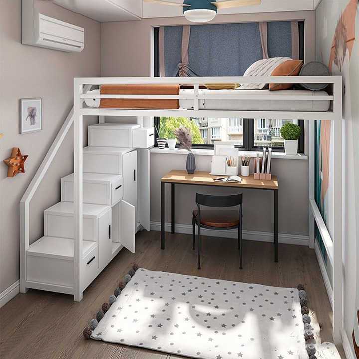 Rangka mezzanine kamar tidur tingkat